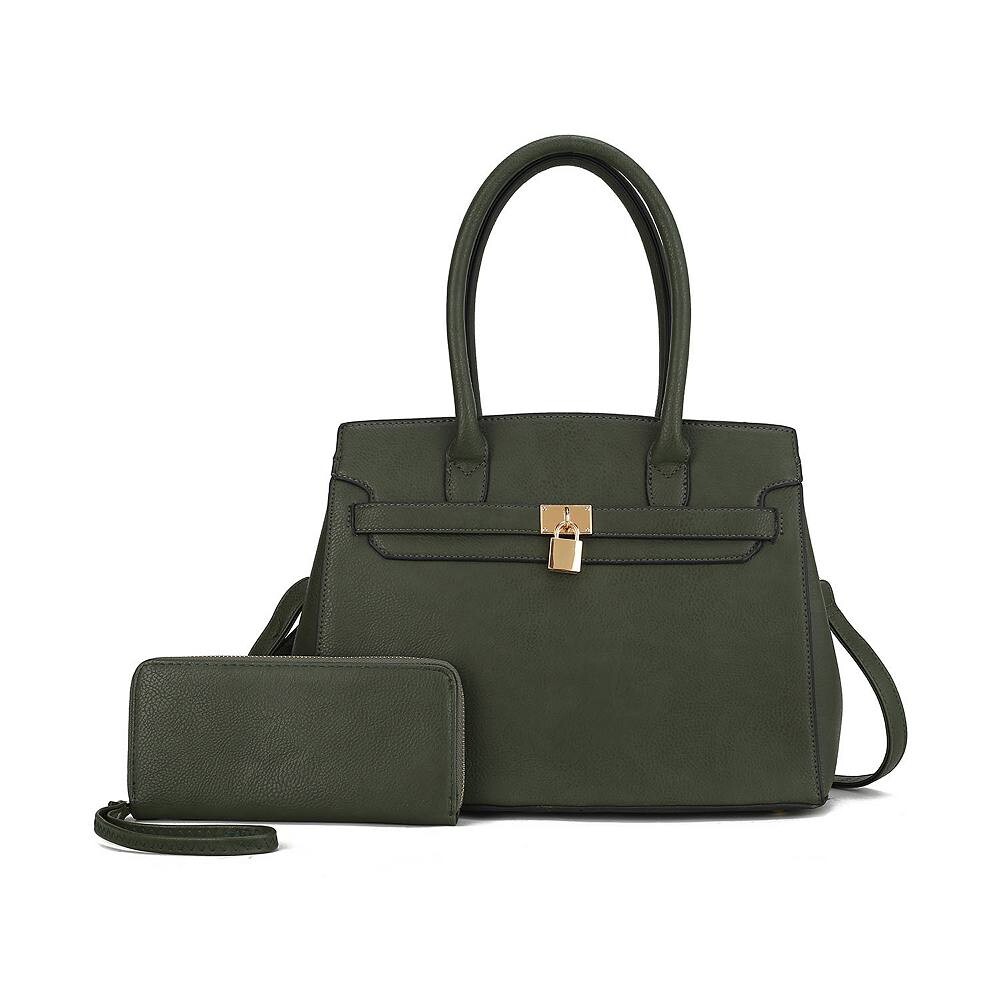 Женская сумка-саквояж с кошельком из веганской кожи MKF Bruna от Mia K MKF Collection, цвет Olive
Женская сумка-саквояж с кошельком из веганской кожи MKF Bruna от Mia K MKF Collection, цвет Olive