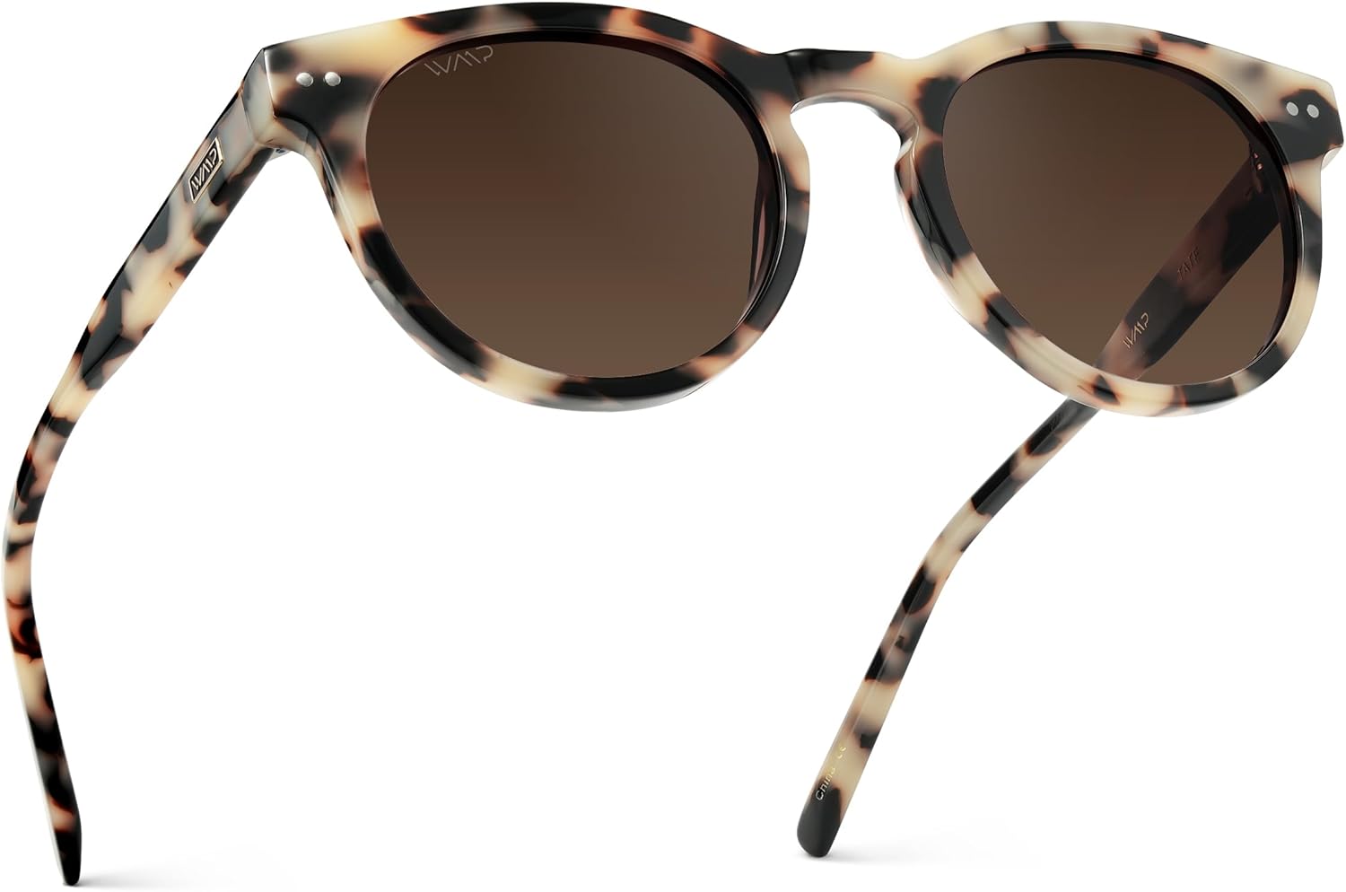 Женские круглые поляризованные солнцезащитные очки WearMe Pro - ретро-классика, защита UV400, подходят для вождения и повседневного ношения, Beige Tortoise / Brown Gradient Lens
Женские круглые поляризованные солнцезащитные очки WearMe Pro - ретро-классика, защита UV400, подходят для вождения и повседневного ношения, Beige Tortoise / Brown Gradient Lens