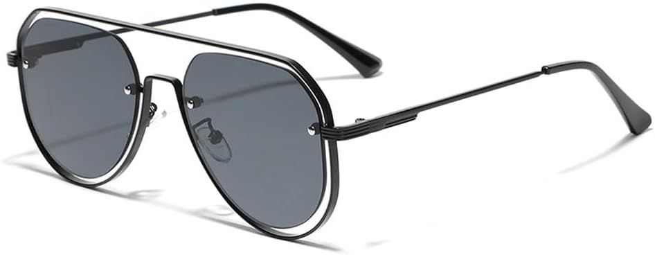 Мужские солнцезащитные очки с полыми металлическими заклепками, винтажные солнцезащитные очки, модные женские очки в большой оправе, зеленые, коричневые, унисекс WNCKSQ, Black
Мужские солнцезащитные очки с полыми металлическими заклепками, винтажные солнцезащитные очки, модные женские очки в большой оправе, зеленые, коричневые, унисекс WNCKSQ, Black