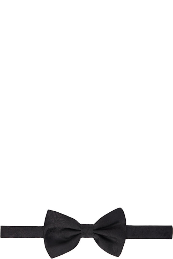 Черный жаккардовый галстук-бабочка Dries Van Noten
Черный жаккардовый галстук-бабочка Dries Van Noten