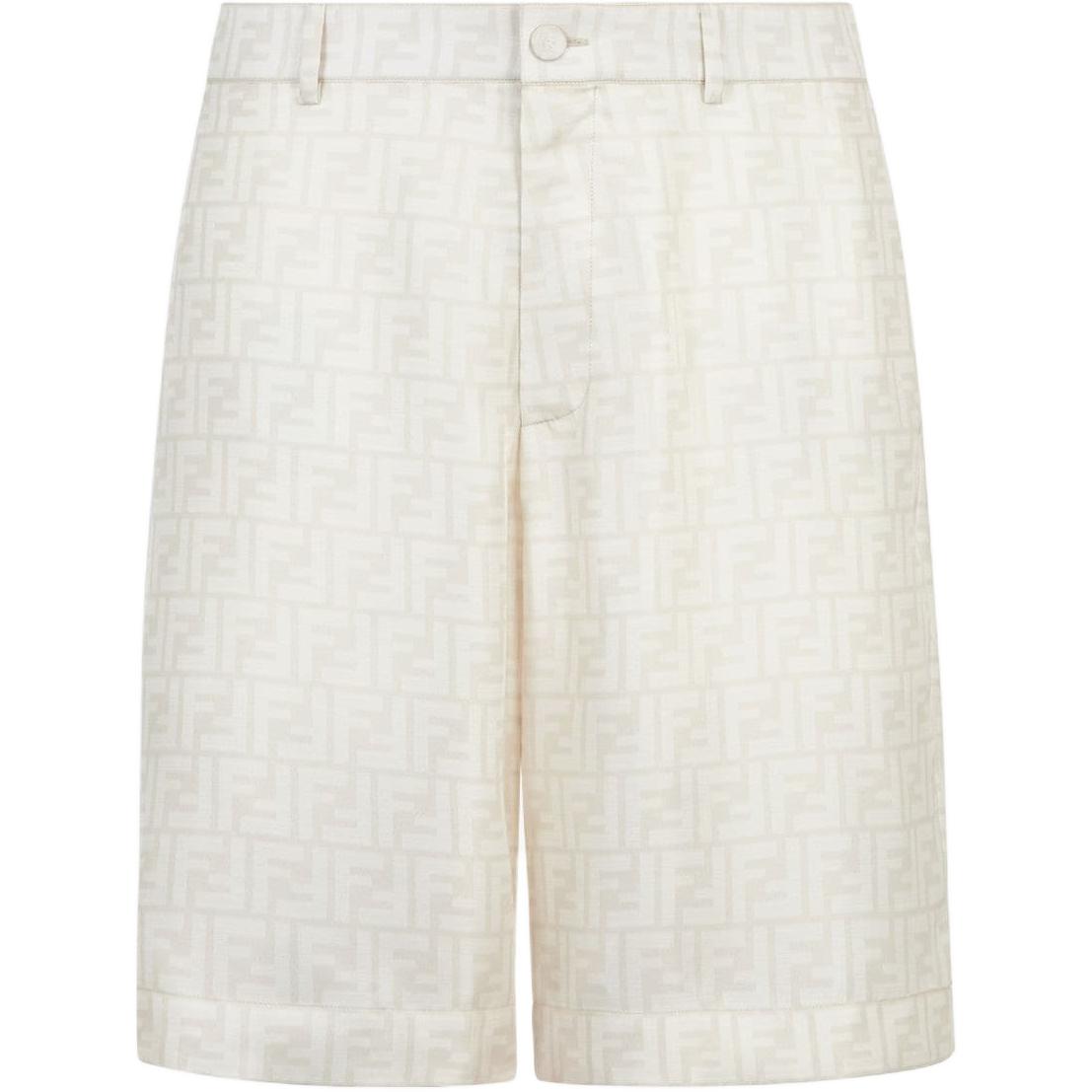 Шорты Ff Jacquard Satin FENDI, белый
Шорты Ff Jacquard Satin FENDI, белый