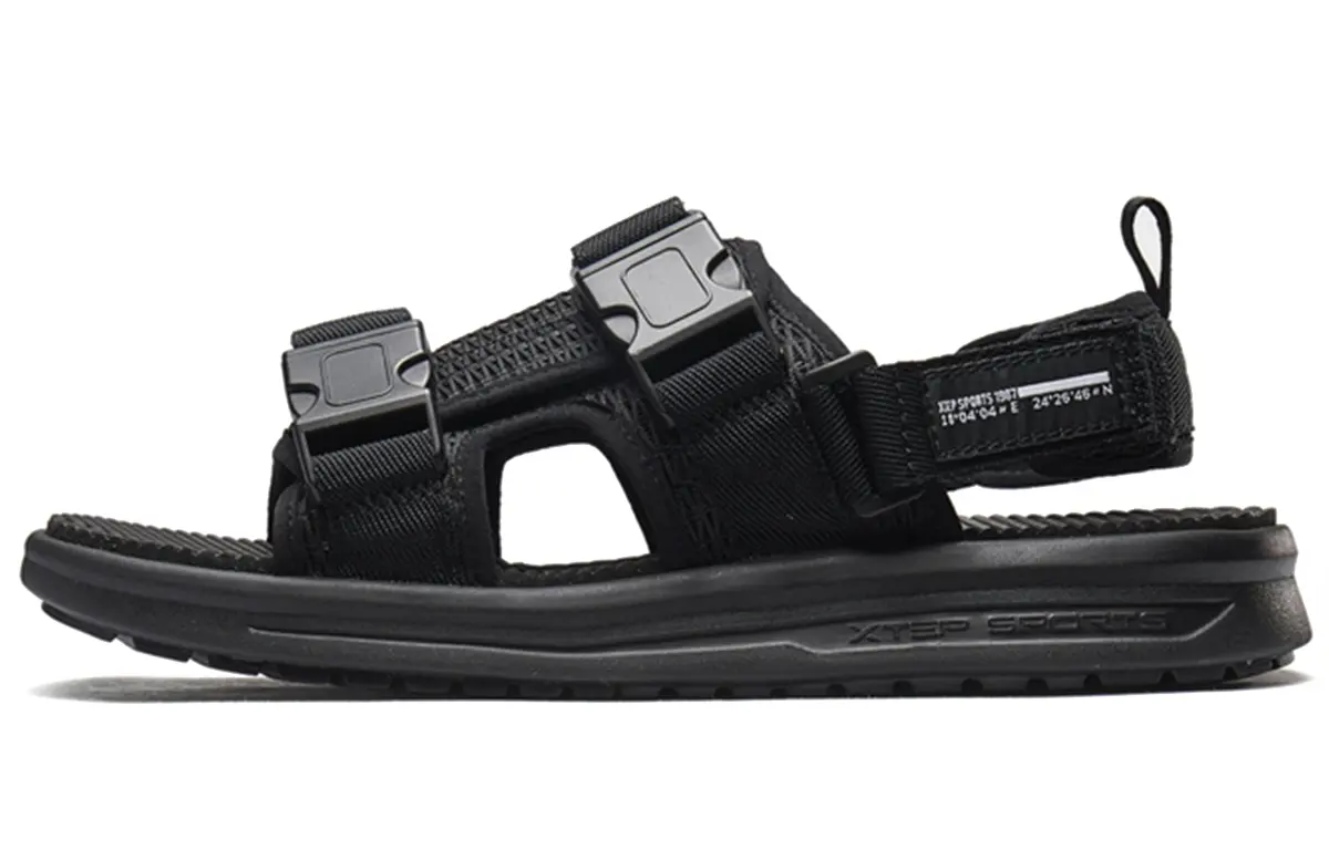 Пляжные сандалии мужские черные Xtep
Пляжные сандалии мужские черные Xtep
