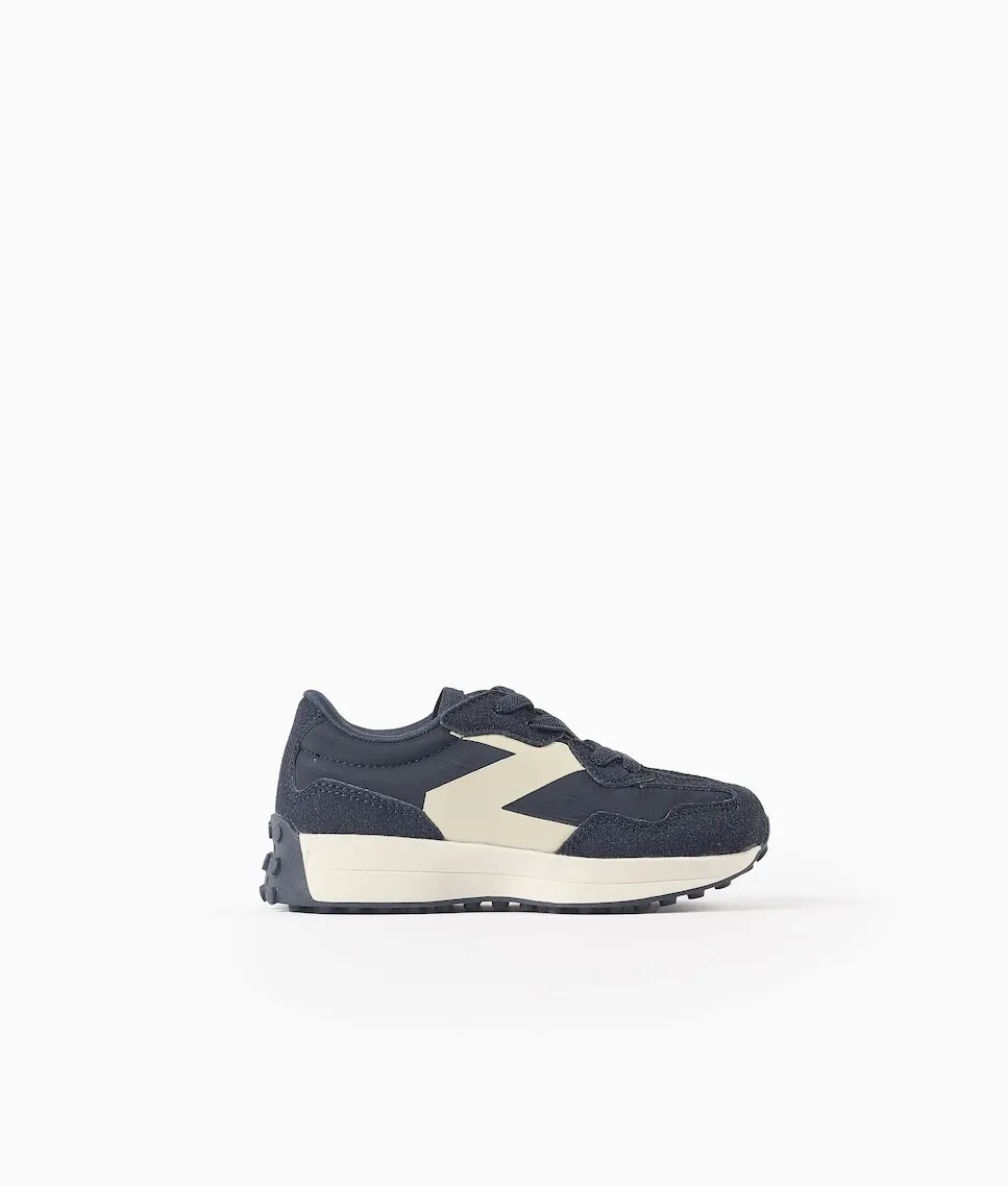 Детские спортивные кроссовки для мальчиков с эластичными шнурками и стелькой из латексной пены Zippy, темно-синий
Детские спортивные кроссовки для мальчиков с эластичными шнурками и стелькой из латексной пены Zippy, темно-синий