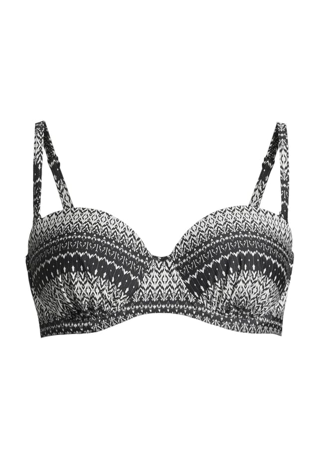 Верх бикини на косточках с узкими бретелями DesiréE, черный
Верх бикини на косточках с узкими бретелями DesiréE, черный