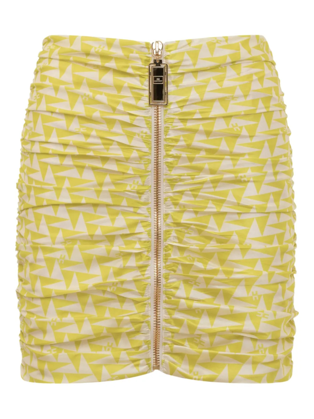 Мини-юбка с геометрическим узором Elisabetta Franchi, желтый
Мини-юбка с геометрическим узором Elisabetta Franchi, желтый