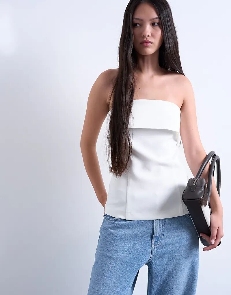 Топ-бандо с длинными рукавами Topshop цвета слоновой кости
Топ-бандо с длинными рукавами Topshop цвета слоновой кости