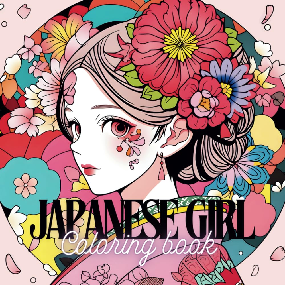 Japanese Girl Coloring Book: Exquisite Kawaii Art and Traditional Kimono Designs: 50 Detailed Illustrations of Japanese Beauty and Culture | Perfect for Adults and Teens Who Love Anime and Fashion
Japanese Girl Coloring Book: Exquisite Kawaii Art and Traditional Kimono Designs: 50 Detailed Illustrations of Japanese Beauty and Culture | Perfect for Adults and Teens Who Love Anime and Fashion