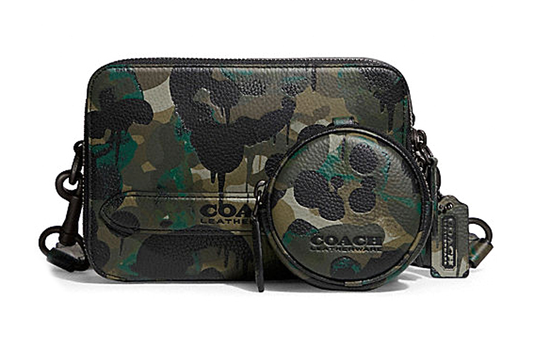 Кожаная наплечная сумка через плечо Charter, камуфляж Trumpets Men's COACH
Кожаная наплечная сумка через плечо Charter, камуфляж Trumpets Men's COACH