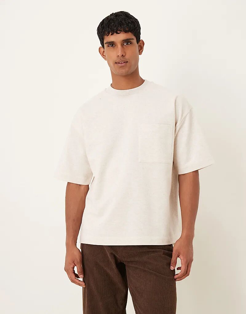 Футболка ASOS DESIGN свободного кроя с карманом бежевого меланжевого цвета
Футболка ASOS DESIGN свободного кроя с карманом бежевого меланжевого цвета