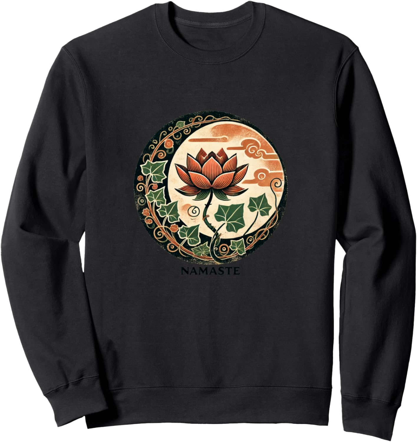Толстовка с изображением цветка лотоса «Намасте» Vintage Lotus Lover Snugg, черный
Толстовка с изображением цветка лотоса «Намасте» Vintage Lotus Lover Snugg, черный