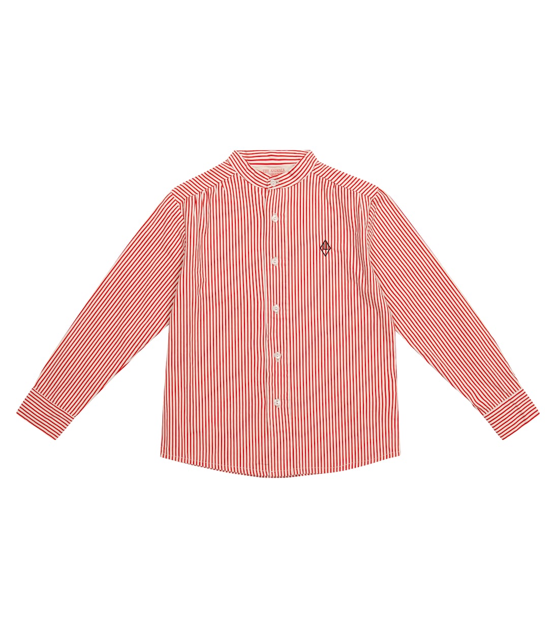 Хлопковая рубашка в тонкую полоску со скорпионом The Animals Observatory, White Stripes
Хлопковая рубашка в тонкую полоску со скорпионом The Animals Observatory, White Stripes