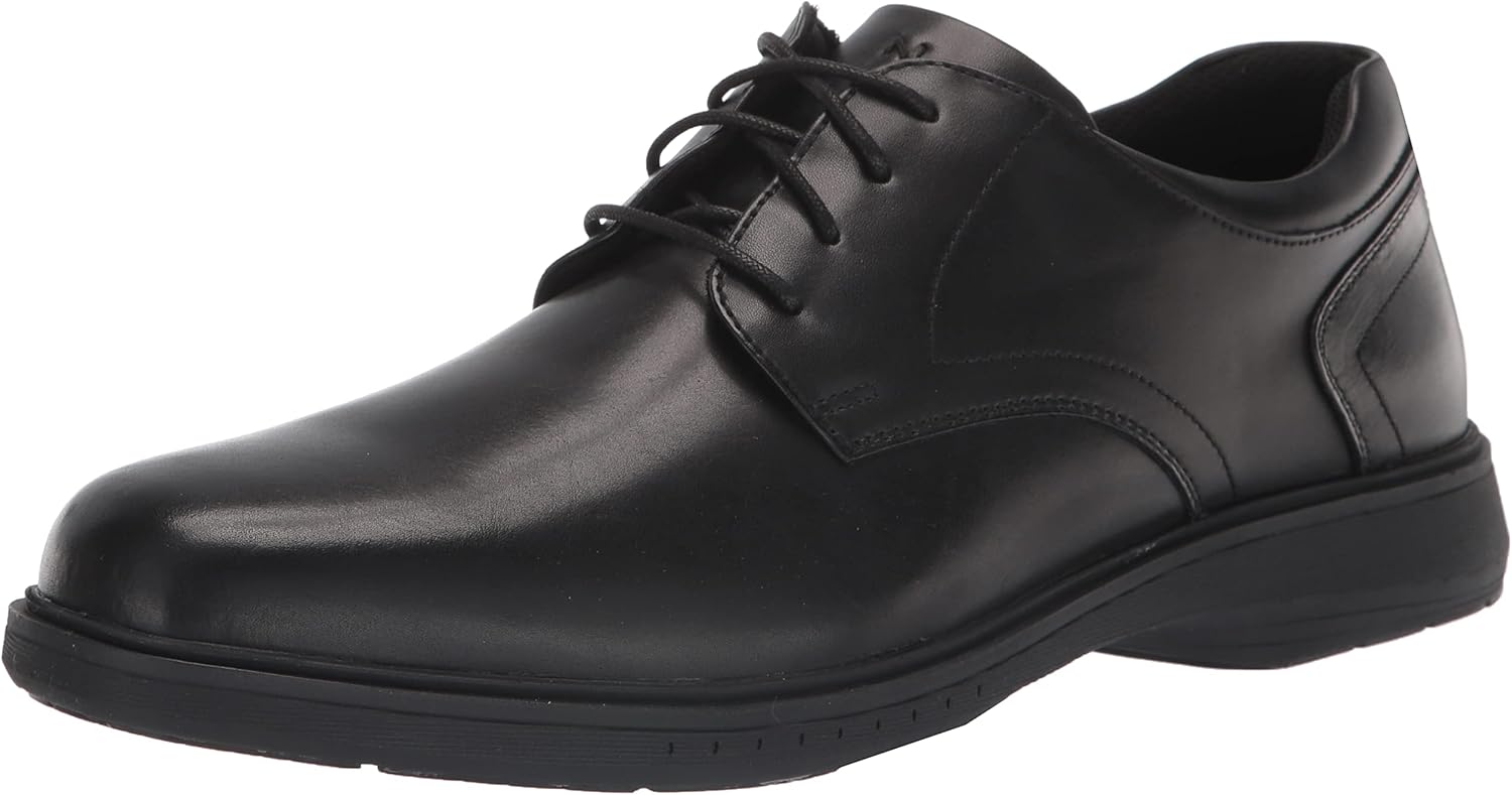 Мужские оксфорды Nunn Bush Pro с цельной носовой частью и технологией Kore для комфортного противоскользящего эффекта, черный
Мужские оксфорды Nunn Bush Pro с цельной носовой частью и технологией Kore для комфортного противоскользящего эффекта, черный