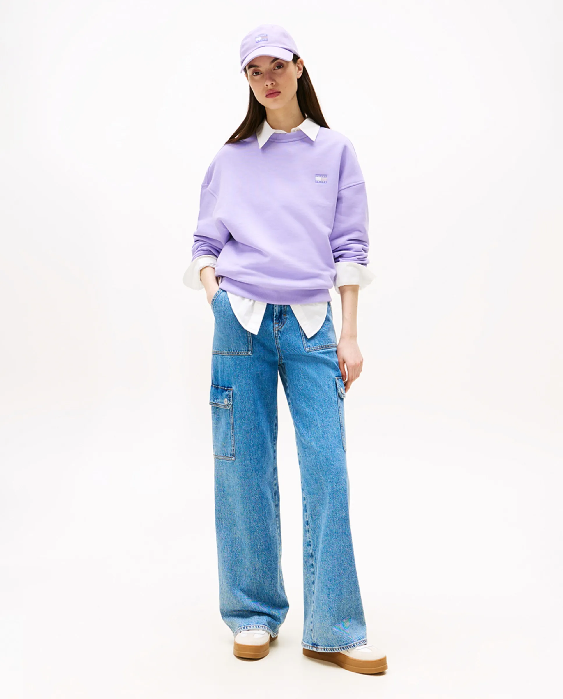 Женские джинсы ковбойского кроя CLAIRE с высокой посадкой и широким покроем Tommy Jeans, синий
Женские джинсы ковбойского кроя CLAIRE с высокой посадкой и широким покроем Tommy Jeans, синий