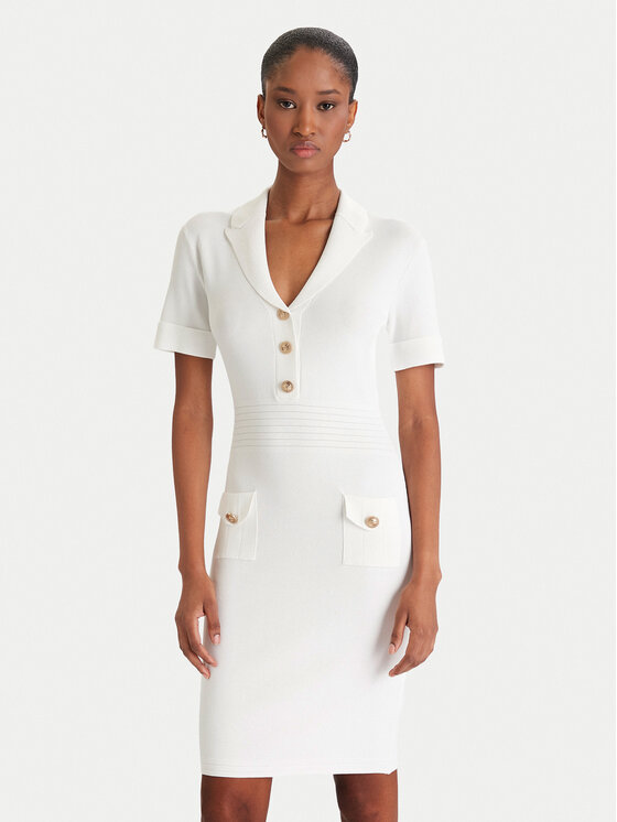 Вязаное платье slim fit W5YK29 Z0130 Guess, белый
Вязаное платье slim fit W5YK29 Z0130 Guess, белый