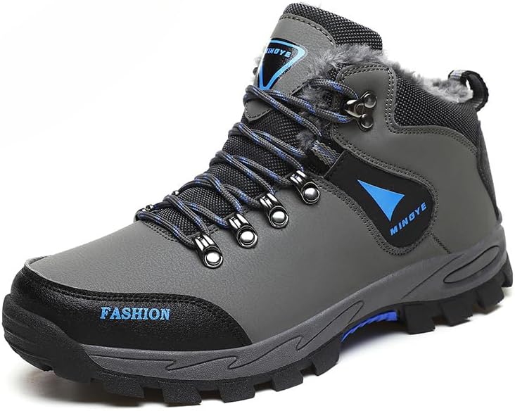 Мужские походные ботинки Зимние ботинки Снегоходы Повседневные легкие водонепроницаемые зимние ботинки С меховой подкладкой Противоскользящие Удобные для трекинга и походов на открытом воздухе Qacksv, серый
Мужские походные ботинки Зимние ботинки Снегоходы Повседневные легкие водонепроницаемые зимние ботинки С меховой подкладкой Противоскользящие Удобные для трекинга и походов на открытом воздухе Qacksv, серый