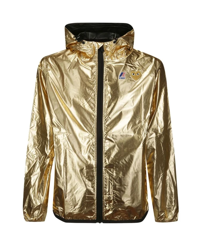 Куртка с капюшоном и металлическим сердечком на нашивке Comme Des Garã§Ons Play, желтый
Куртка с капюшоном и металлическим сердечком на нашивке Comme Des Garã§Ons Play, желтый