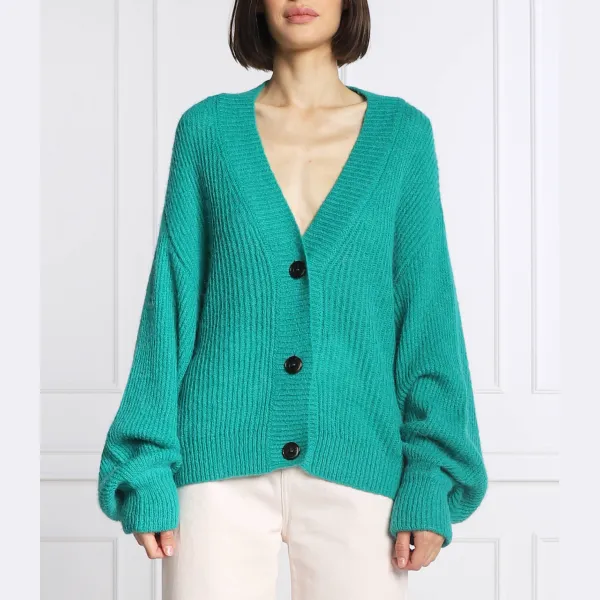 Газообразный кардиган свободного кроя с добавлением шерсти Pinko, зеленый
Газообразный кардиган свободного кроя с добавлением шерсти Pinko, зеленый