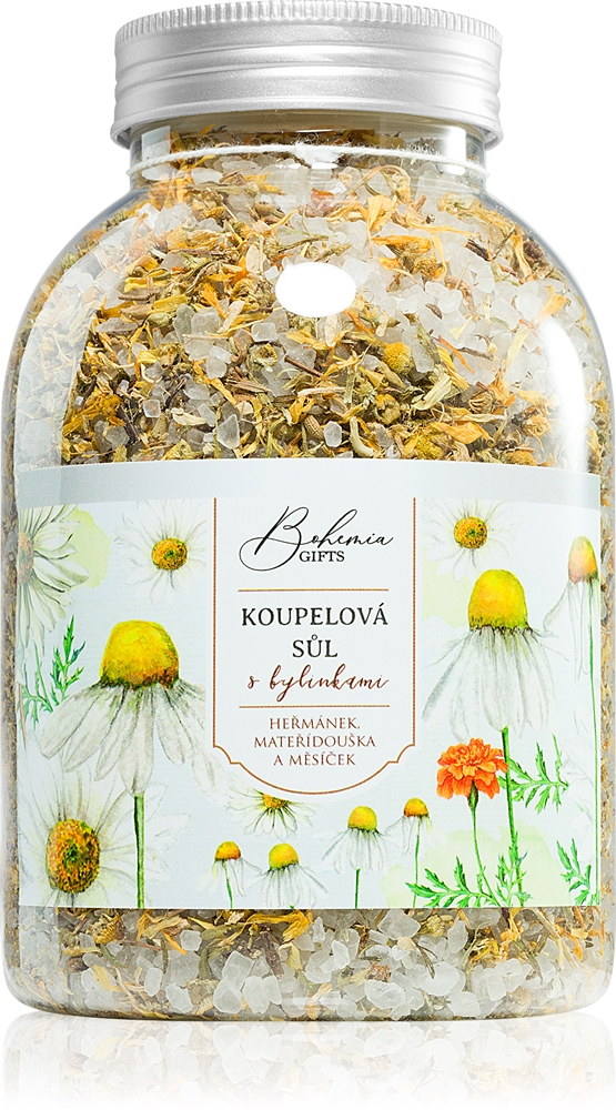 Соль для ванн Bohemia natur с тремя видами трав Bohemia Gifts & Cosmetics, ramunėlės, medetkos ir čiobreliai 1200 гр
Соль для ванн Bohemia natur с тремя видами трав Bohemia Gifts & Cosmetics, ramunėlės, medetkos ir čiobreliai 1200 гр