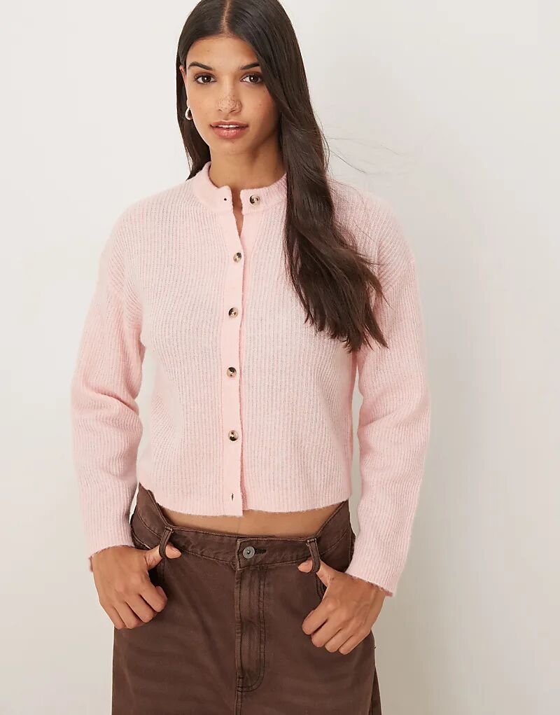 Свободный кардиган из альпаки ASOS DESIGN розового цвета
Свободный кардиган из альпаки ASOS DESIGN розового цвета