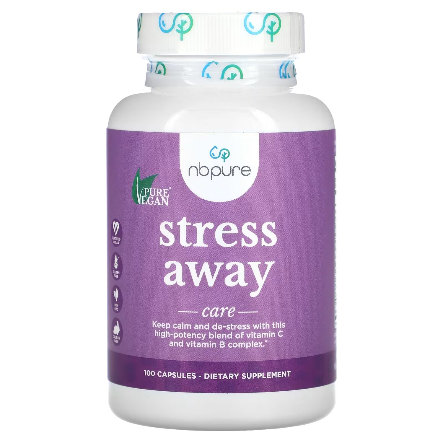 Добавка NB Pure Stress Away для релаксации, 100 капсул
Добавка NB Pure Stress Away для релаксации, 100 капсул