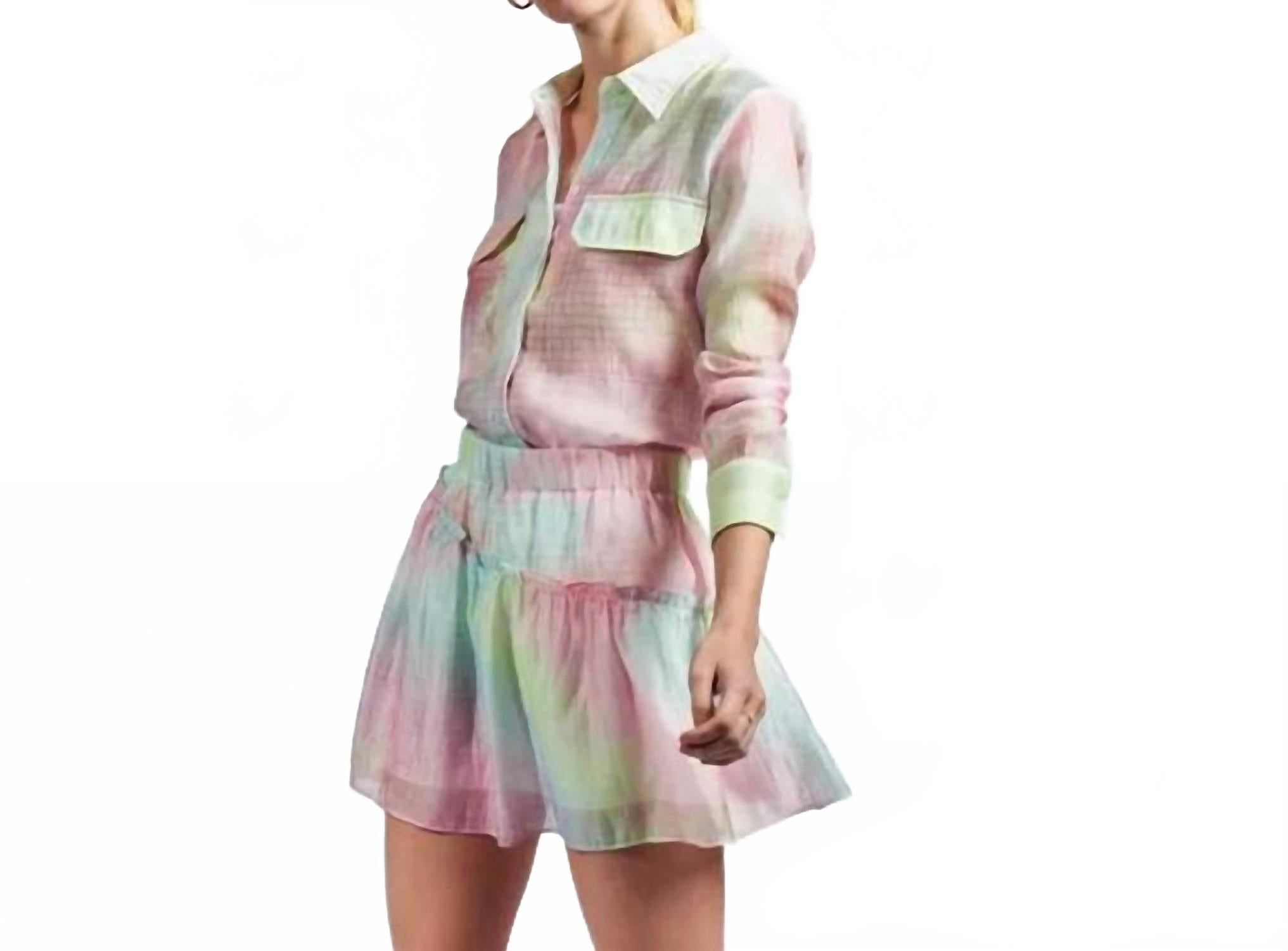 Мини-юбка в радужную полоску THE SHIRT, Rainbow
Мини-юбка в радужную полоску THE SHIRT, Rainbow