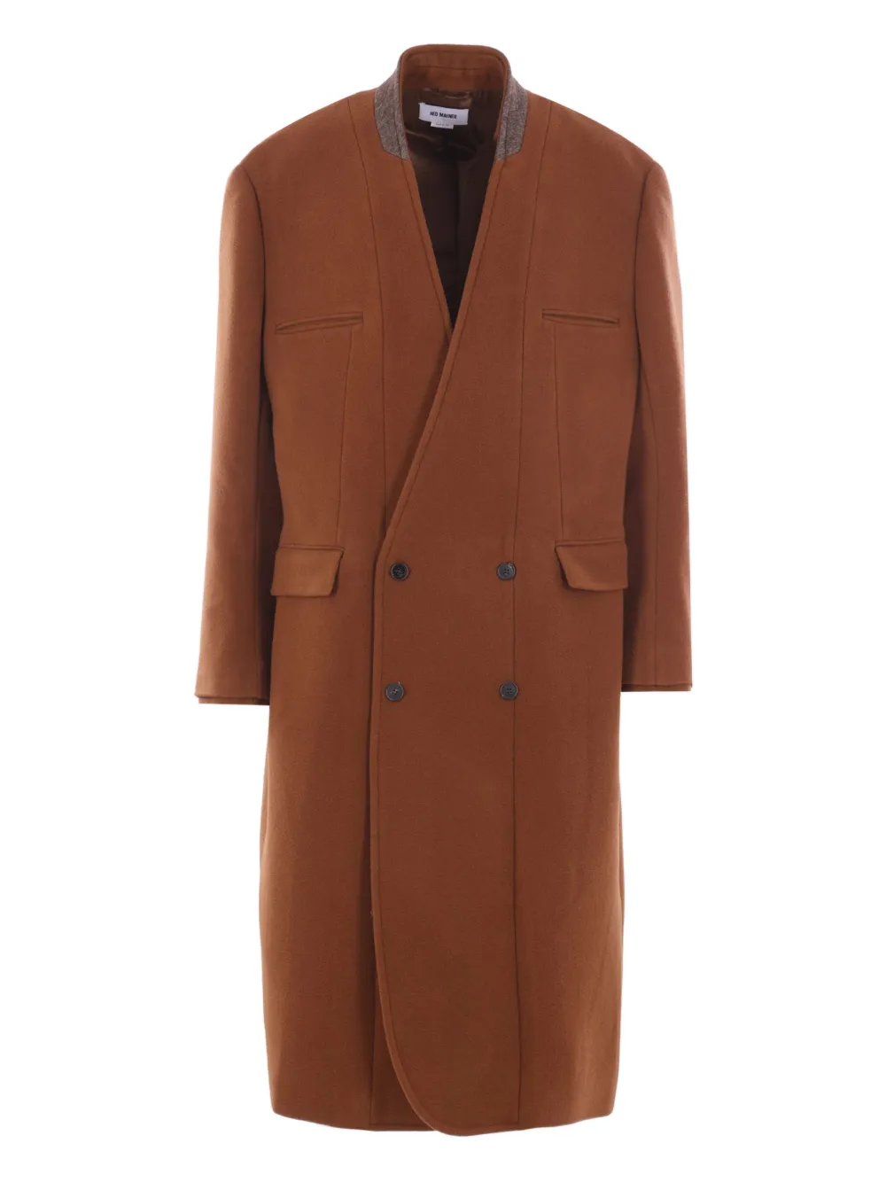 Двубортное пальто Hed Mayner, коричневый
Двубортное пальто Hed Mayner, коричневый