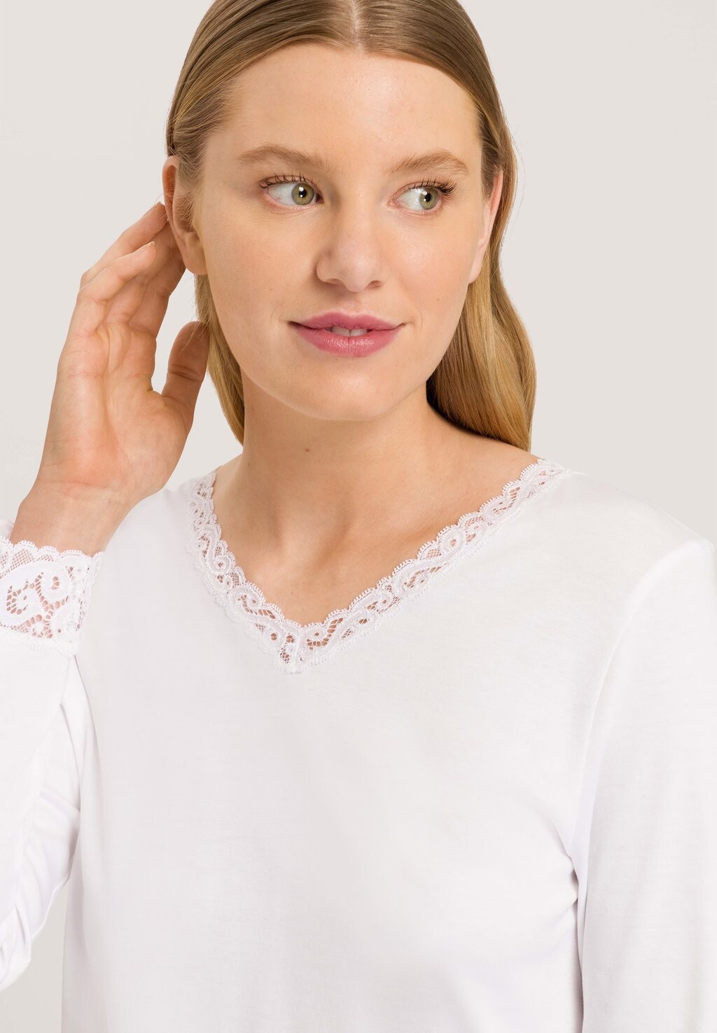 Пижамный комплект MOMENTS Hanro, белый 
Пижамный комплект MOMENTS Hanro, белый