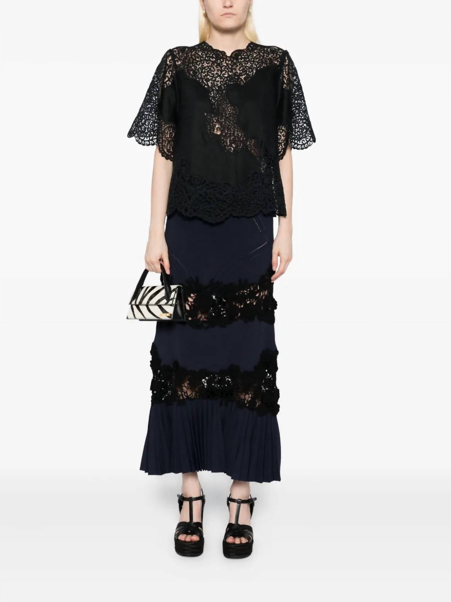 Каден Короткий Рукав Блузка В Нуар Ulla Johnson, Noir
Каден Короткий Рукав Блузка В Нуар Ulla Johnson, Noir