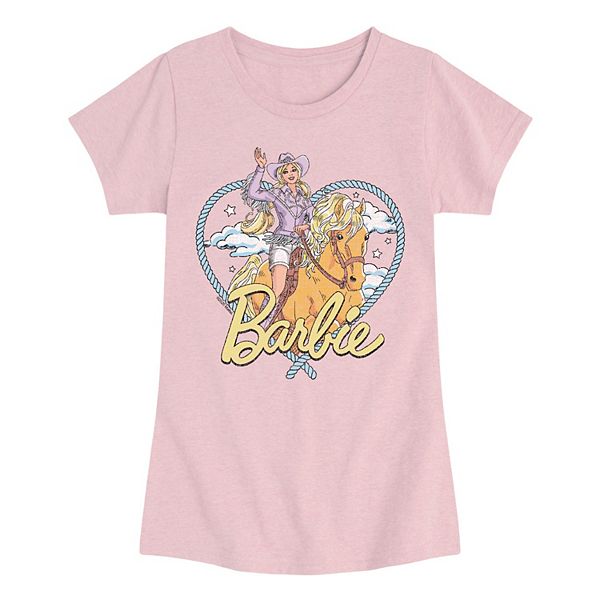 Футболка с принтом в виде сердца в стиле вестерн для девочек 7-16 лет Barbie, Heather Pink
Футболка с принтом в виде сердца в стиле вестерн для девочек 7-16 лет Barbie, Heather Pink
