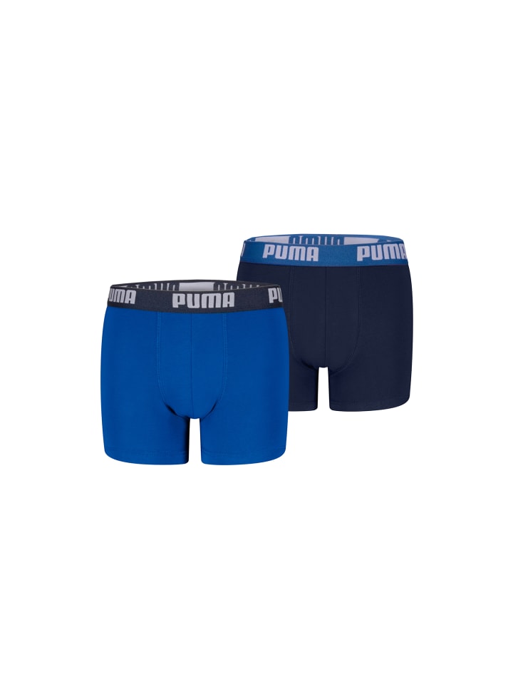 Puma Боксерские шорты для мальчиков, повседневные, базовые, 2 шт., темно-синие/синие
Puma Боксерские шорты для мальчиков, повседневные, базовые, 2 шт., темно-синие/синие