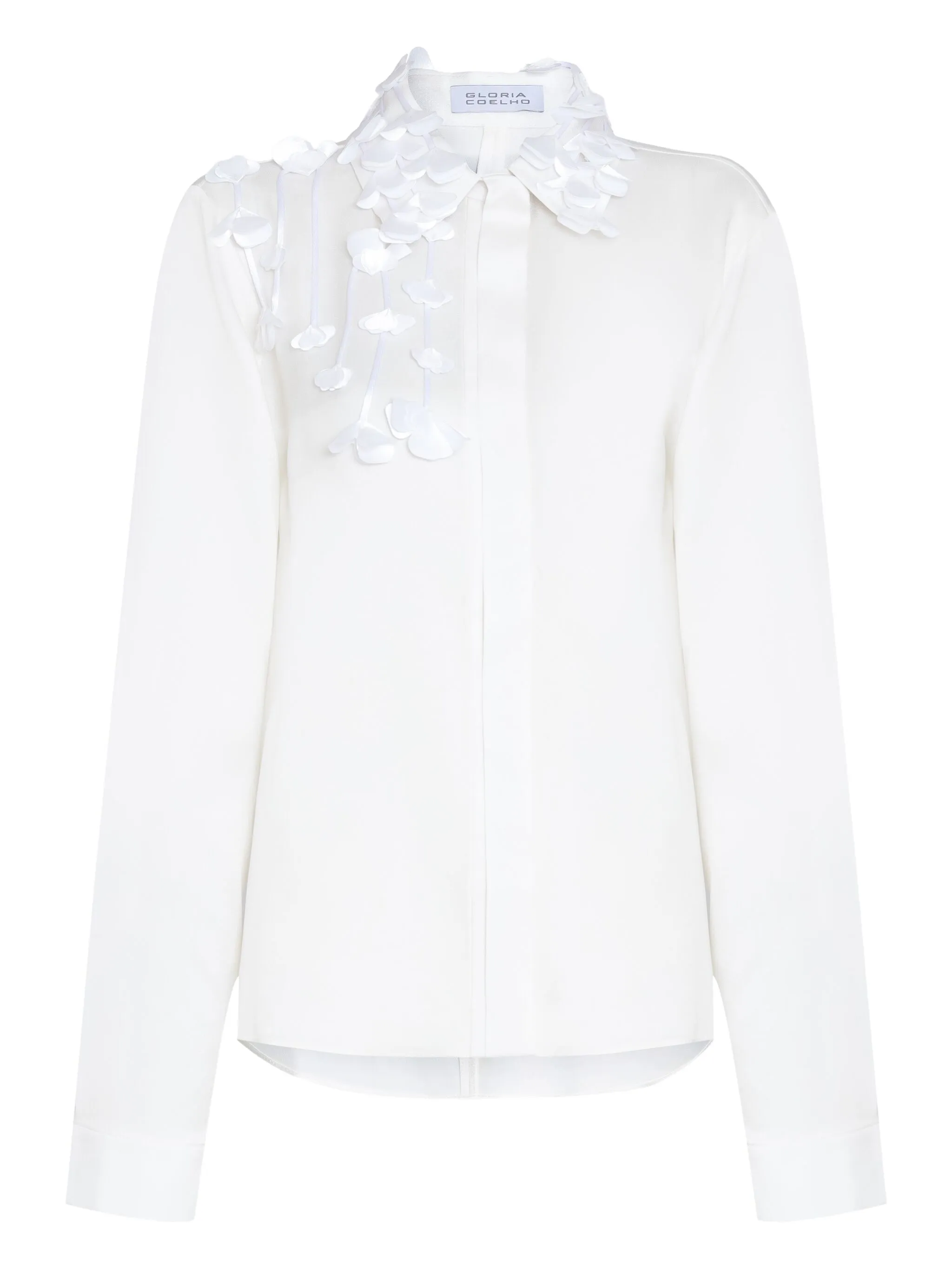 Рубашка с цветочным декором Gloria Coelho, белый
Рубашка с цветочным декором Gloria Coelho, белый