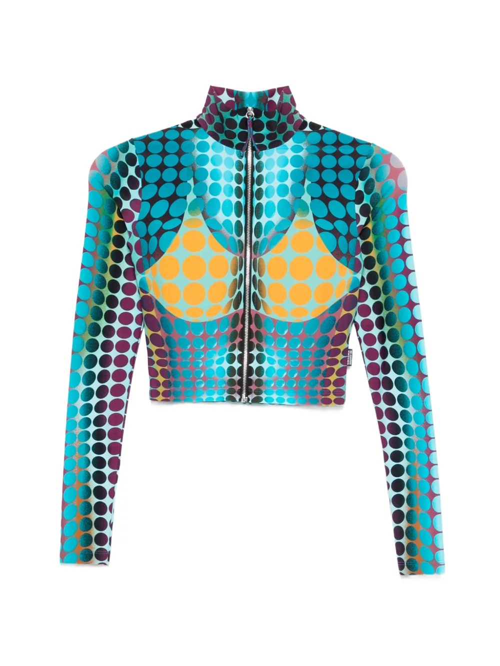 Топ с длинными рукавами на молнии Jean Paul Gaultier, синий
Топ с длинными рукавами на молнии Jean Paul Gaultier, синий