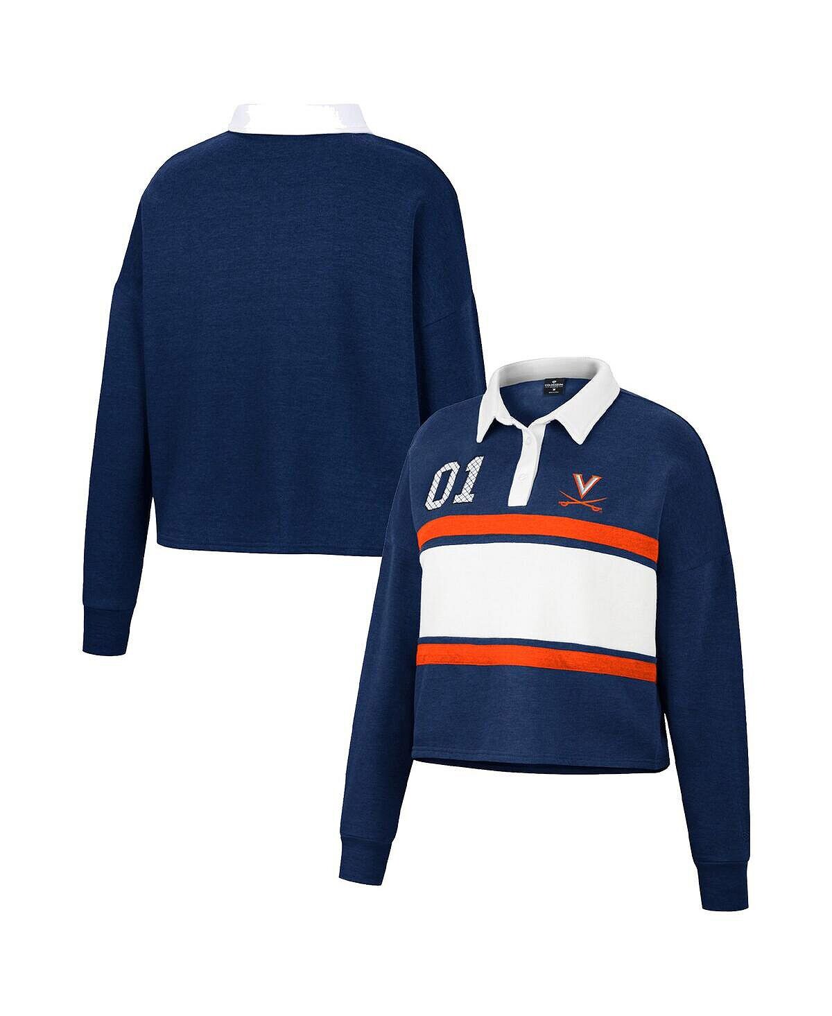 Женская темно-синяя рубашка с длинным рукавом для регби Virginia Cavaliers I Love My Job Colosseum, темно-синий
Женская темно-синяя рубашка с длинным рукавом для регби Virginia Cavaliers I Love My Job Colosseum, темно-синий