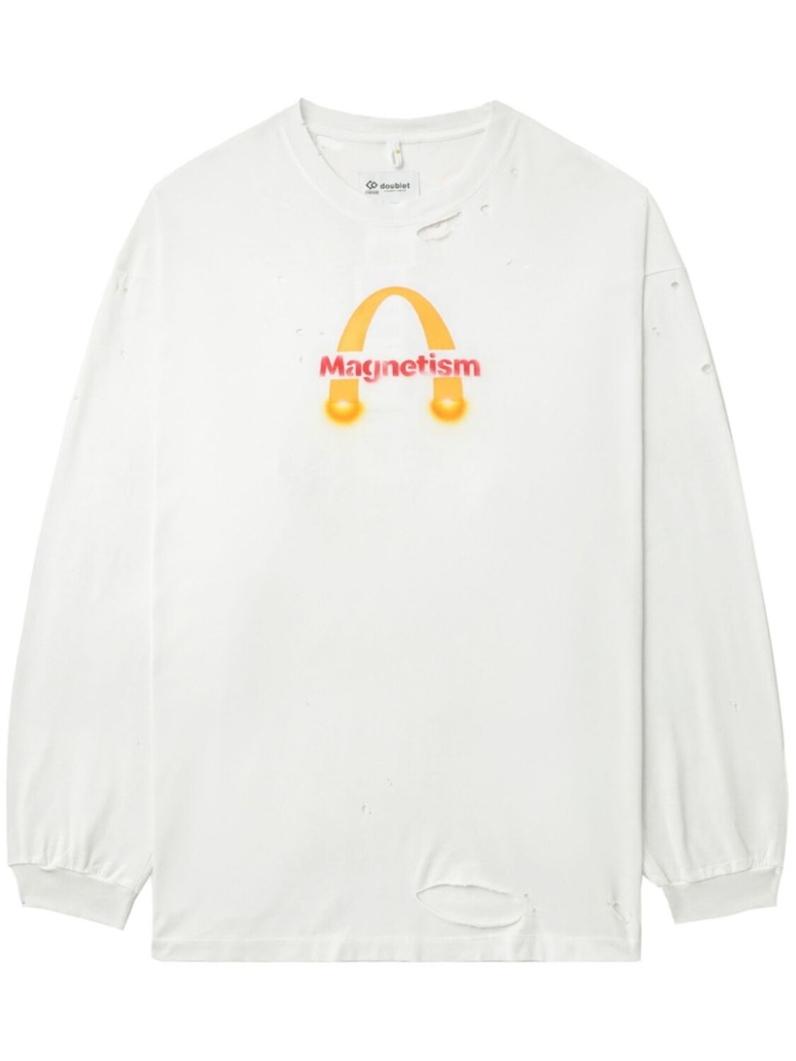 Футболка с графическим принтом Doublet, белый
Футболка с графическим принтом Doublet, белый