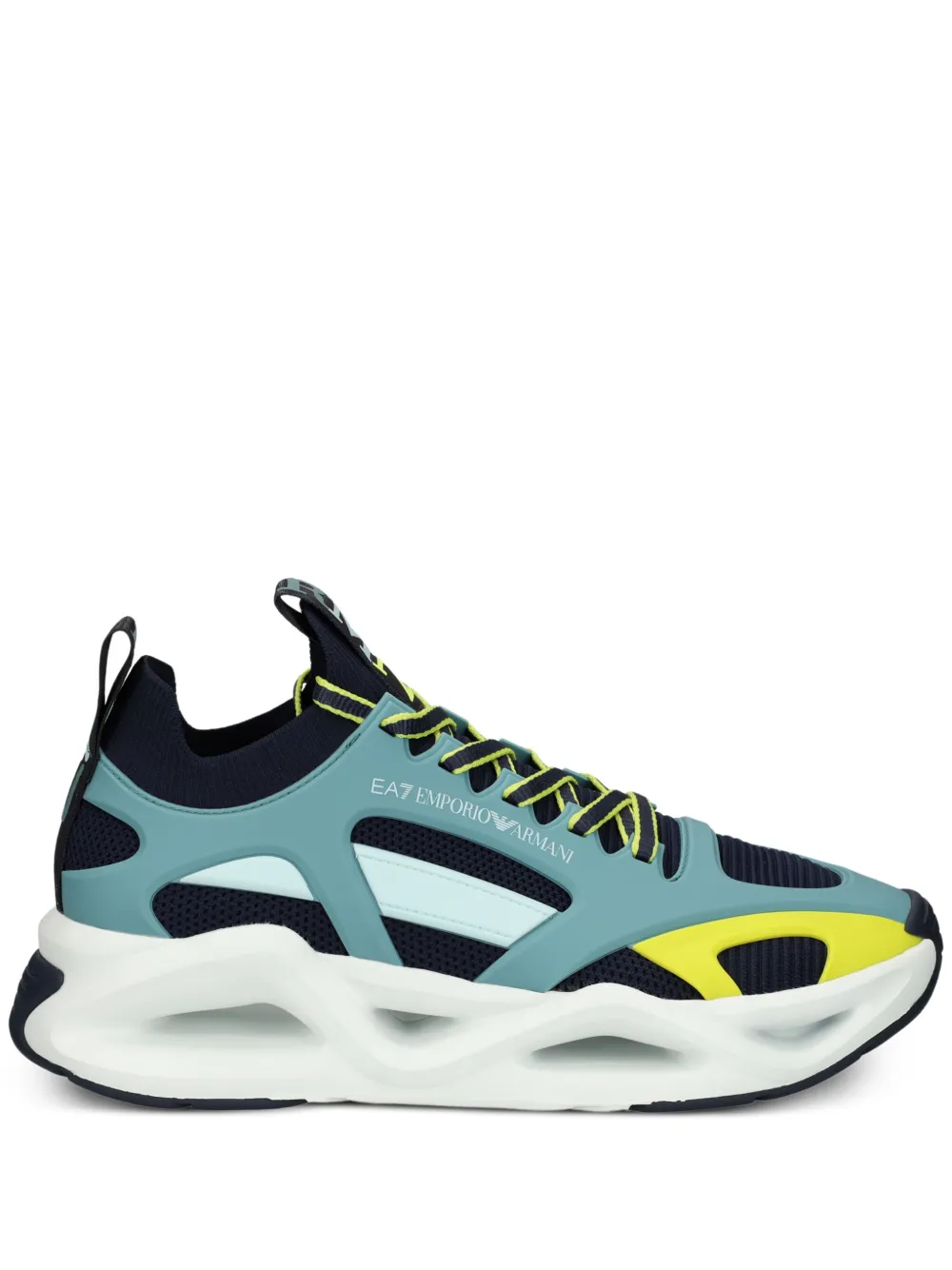 Кроссовки для бега с сетчатыми вставками Ea7 Emporio Armani, зеленый
Кроссовки для бега с сетчатыми вставками Ea7 Emporio Armani, зеленый