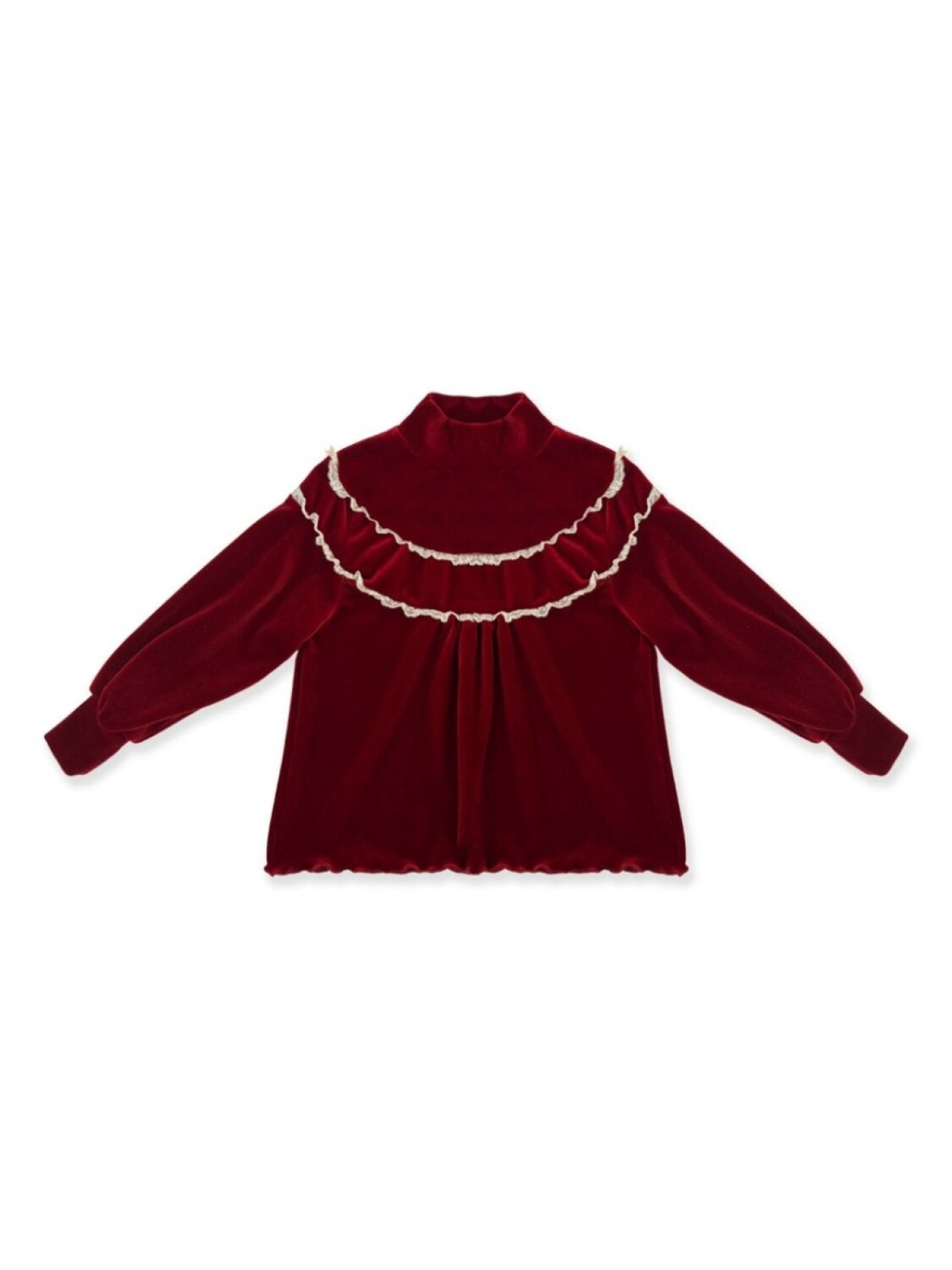 La Stupenderia велюровая блузка, красный
La Stupenderia велюровая блузка, красный