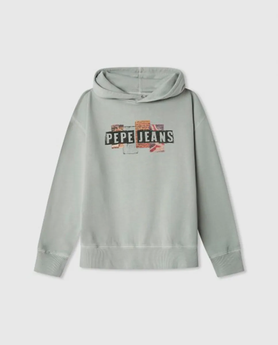 Детская толстовка с капюшоном Felder Pepe Jeans, серый
Детская толстовка с капюшоном Felder Pepe Jeans, серый