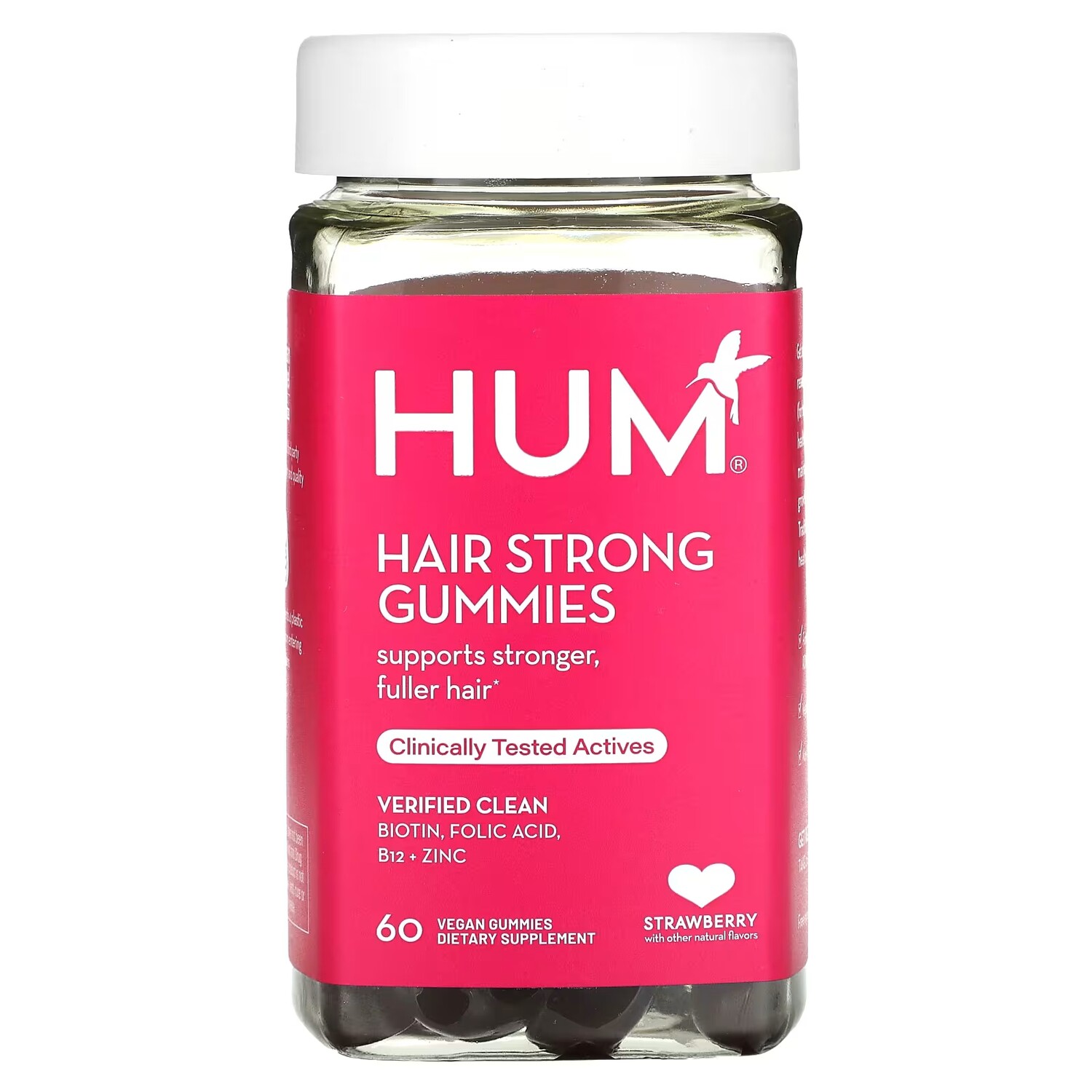 Добавка HUM Nutrition Hair Strong со вкусом клубники, 60 веганских жевательных таблеток
Добавка HUM Nutrition Hair Strong со вкусом клубники, 60 веганских жевательных таблеток