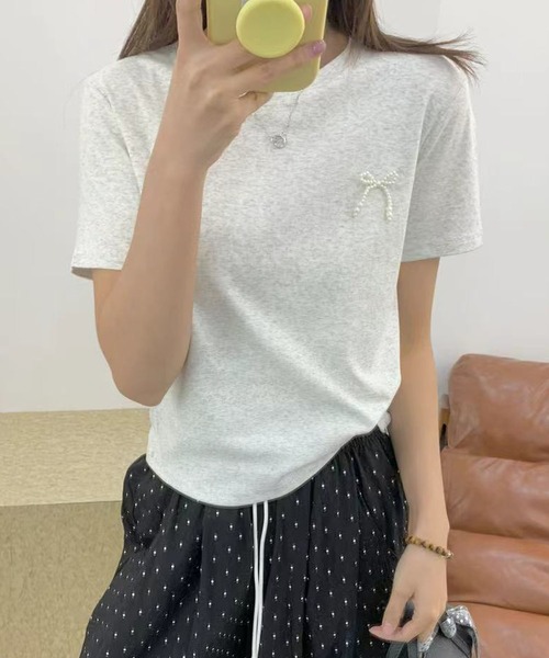 Мини-футболка с лентой Aimoha, светло-серый
Мини-футболка с лентой Aimoha, светло-серый