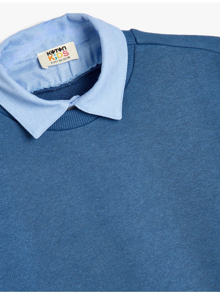 Толстовка синего цвета KOTON
Толстовка синего цвета KOTON