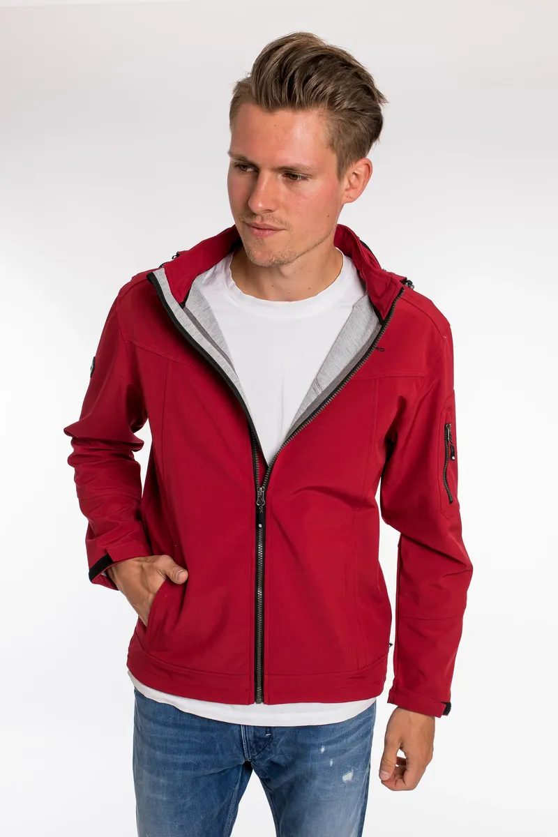 DEPROC Active куртка из софтшелла "DEXTER PEAK MEN", со съемным капюшоном, красный
DEPROC Active куртка из софтшелла "DEXTER PEAK MEN", со съемным капюшоном, красный