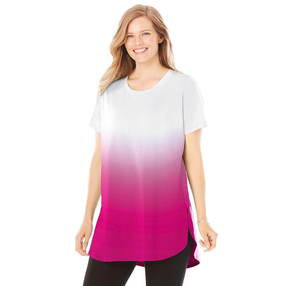 Женщина в женской легкой тунике макси больших размеров Woman Within, цвет Raspberry Ombre
Женщина в женской легкой тунике макси больших размеров Woman Within, цвет Raspberry Ombre