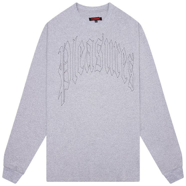 Рубашка с длинными рукавами Pleasures Twitch, серая, серый
Рубашка с длинными рукавами Pleasures Twitch, серая, серый