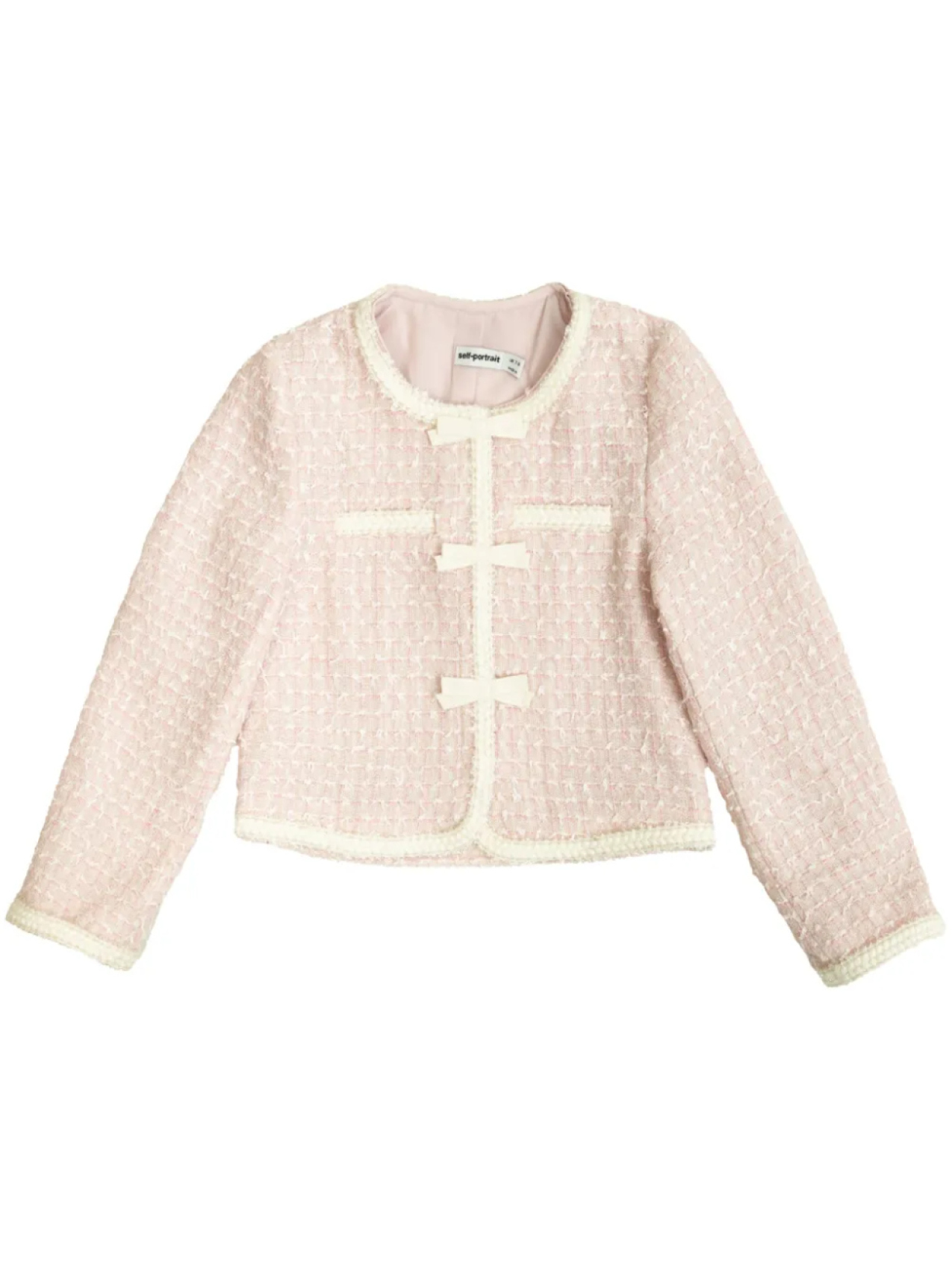 Куртка из твида Self-Portrait Kids, розовый
Куртка из твида Self-Portrait Kids, розовый