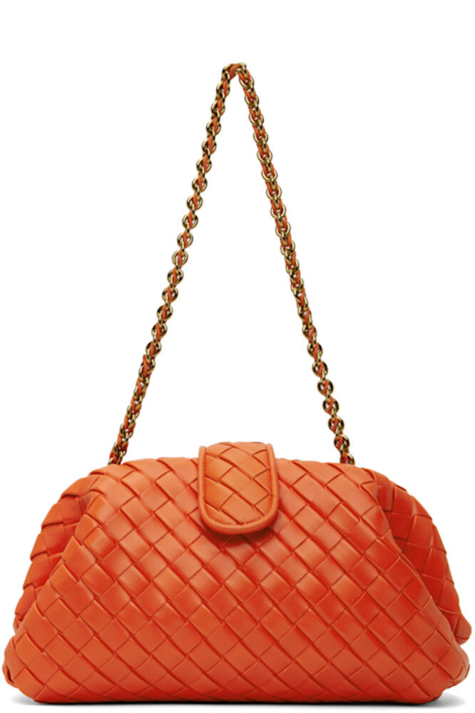 Оранжевый Teen Lauren 1980 с цепным сцеплением Bottega Veneta
Оранжевый Teen Lauren 1980 с цепным сцеплением Bottega Veneta