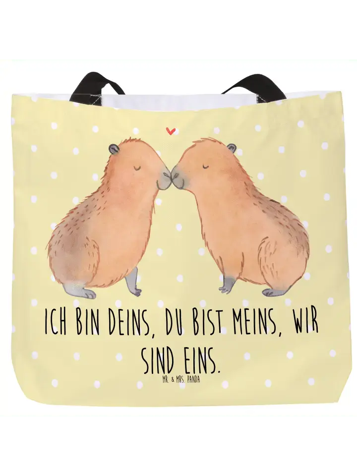 Сумка-шоппер Mr & Mrs Panda Capybara Liebe, пастельно-желтый
Сумка-шоппер Mr & Mrs Panda Capybara Liebe, пастельно-желтый