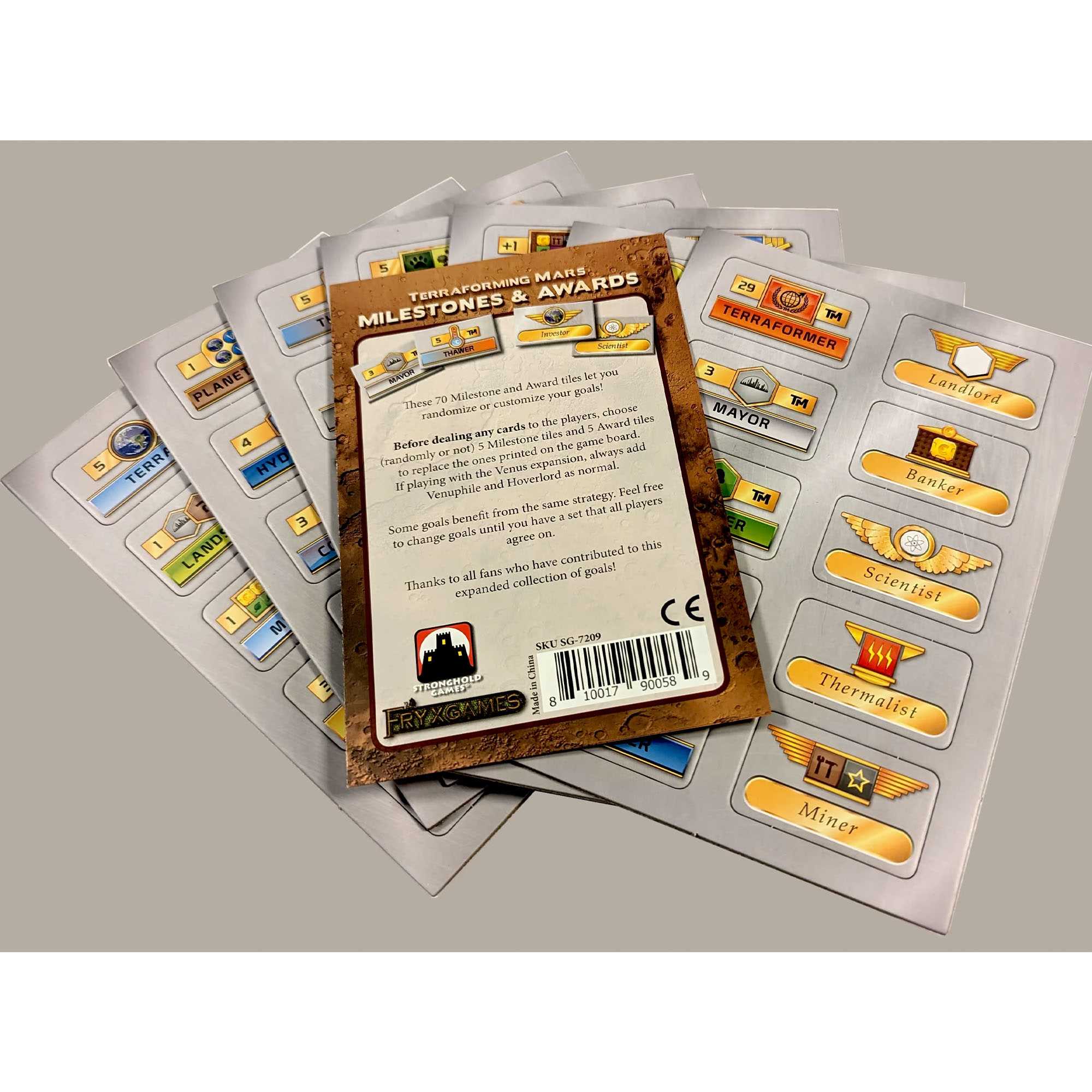 Настольная игра Terraforming Mars: Milestones And Awards 
Настольная игра Terraforming Mars: Milestones And Awards