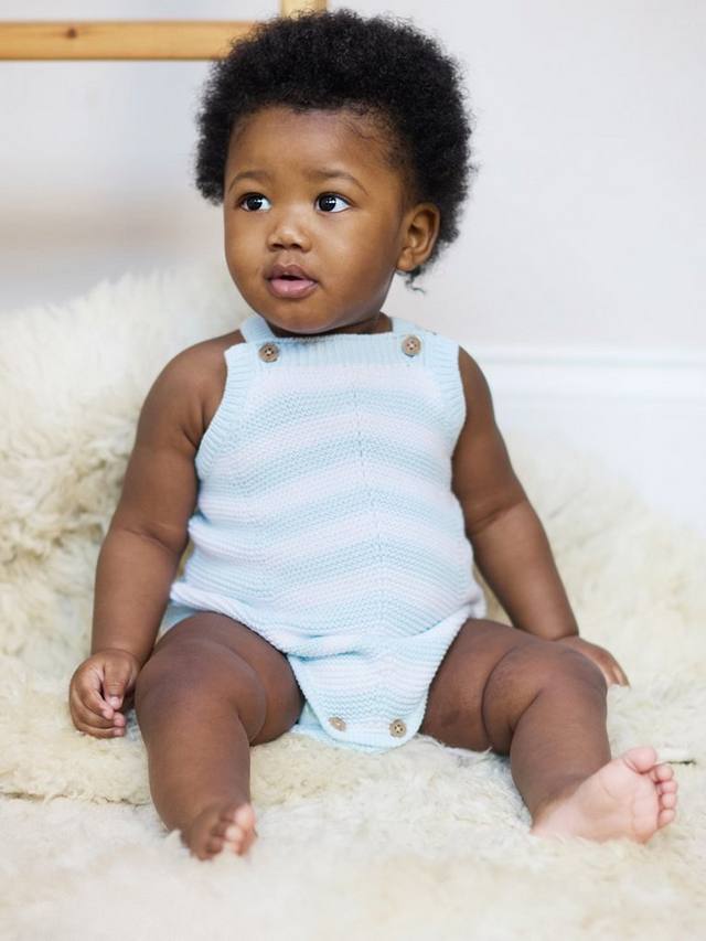 Детский хлопковый комбинезон с узором шеврон The Little Tailor, Blue
Детский хлопковый комбинезон с узором шеврон The Little Tailor, Blue