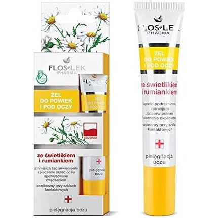 Гель для контура глаз и под глаза с защитой глаз и шампанским 15мл, Floslek
Гель для контура глаз и под глаза с защитой глаз и шампанским 15мл, Floslek