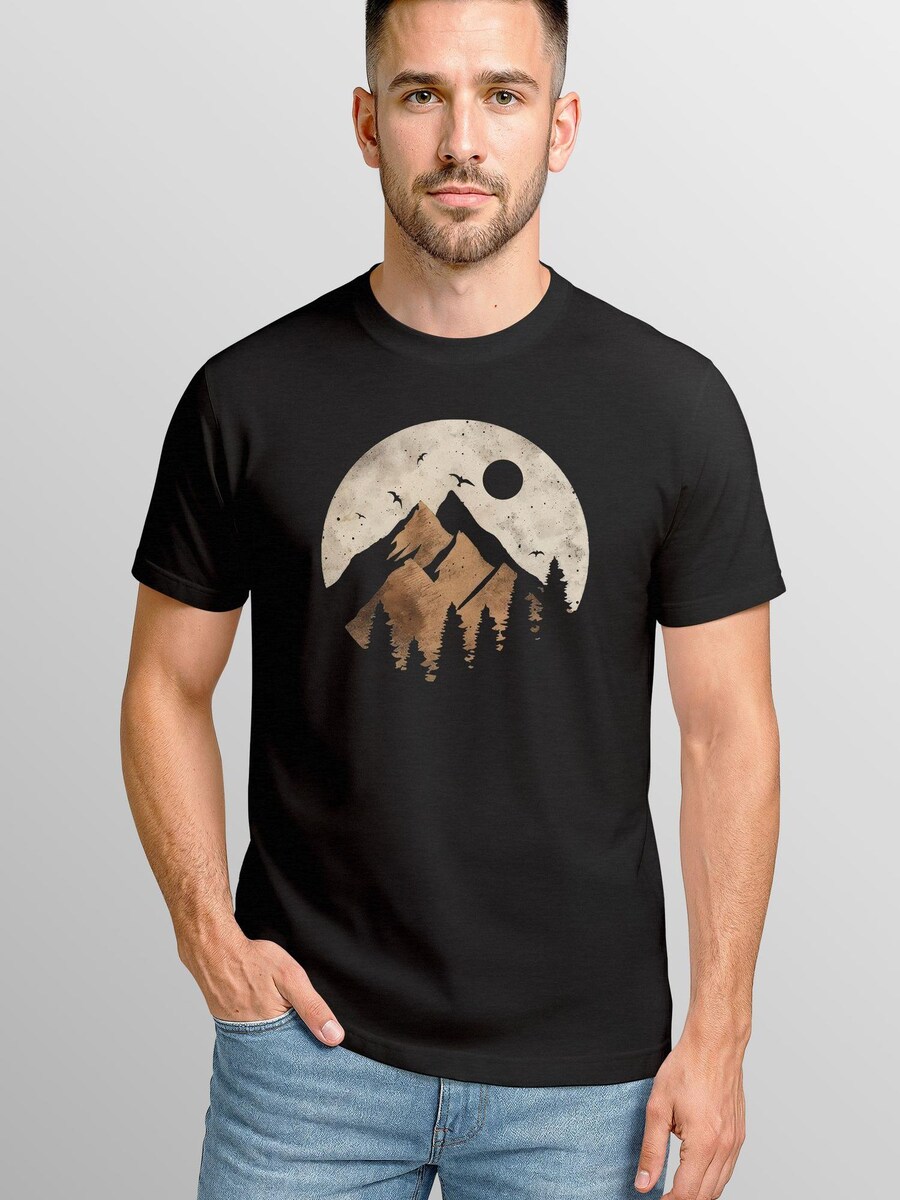 Рубашка Neverless Mountain Scape, черный
Рубашка Neverless Mountain Scape, черный